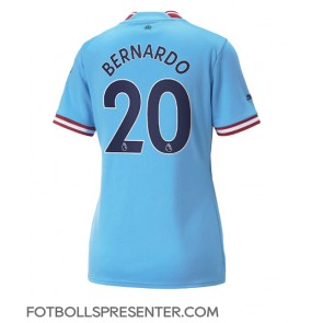 Manchester City Bernardo Silva #20 Hemma Matchtröja Dam 2022-23 Kortärmad